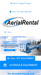 Mobile Screenshot of idahorentalequipment.com