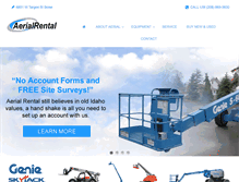 Tablet Screenshot of idahorentalequipment.com